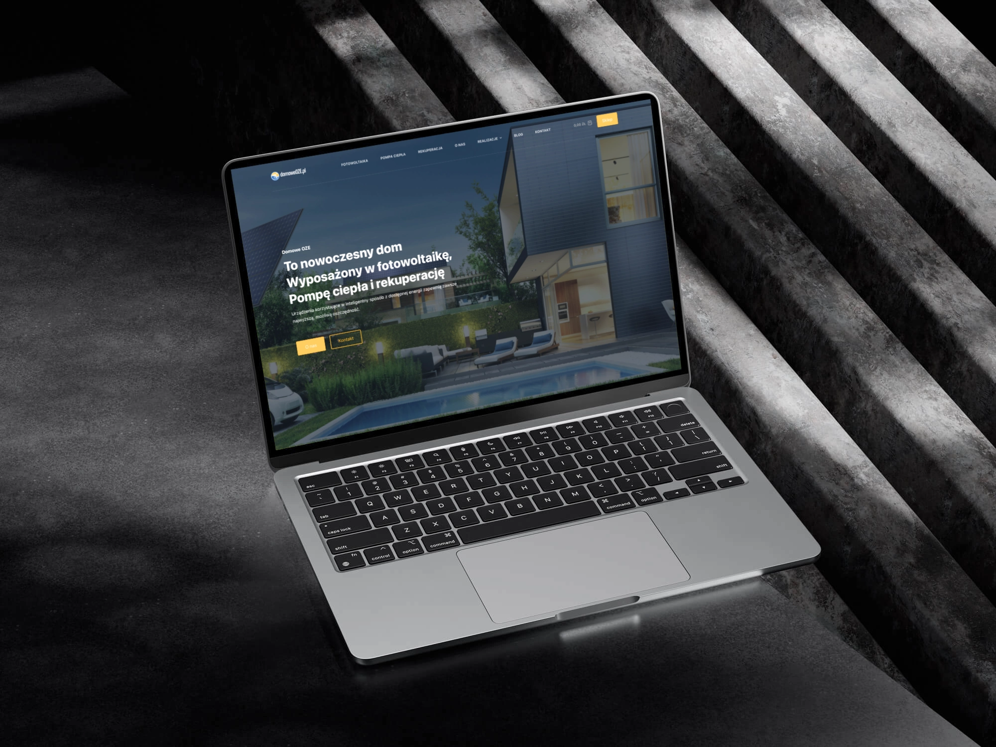 projekt strony www domowe oze